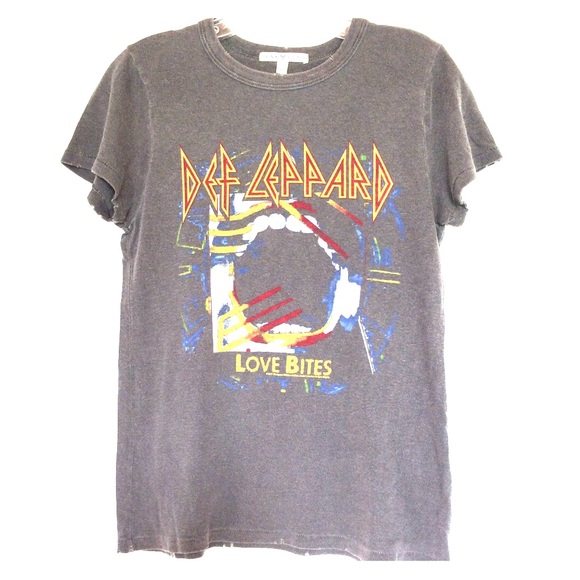 Def Leppard Love Bites Hysteria T shirt - Picture 1 of 5